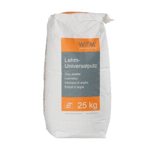 WEM Lehmputz Feinputz hell Palette 20 kg x 48  - 20215