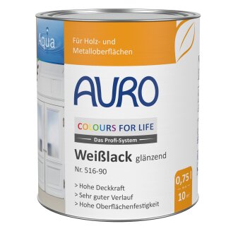 Auro Colours for Life 516-90 Weißlack glänzend 0,375 Liter