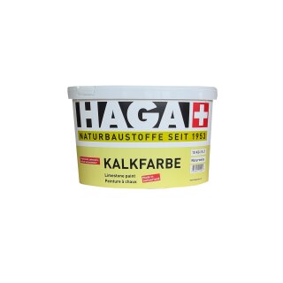 Haga Kalkfarbe 631 titanfrei weiss 15kg - 12 Liter